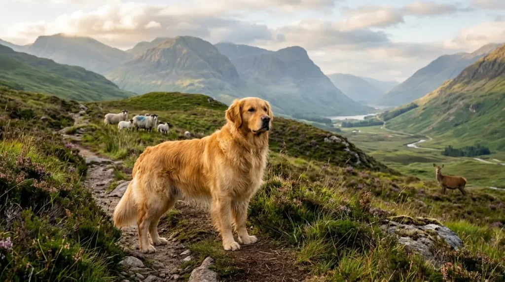 Golden-retriever-scottish-highlands-heritage